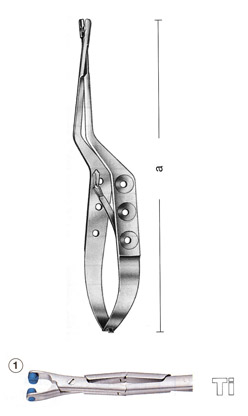YAŞARGİL TİTANYUM KLİPS TUTUCU 21 CM